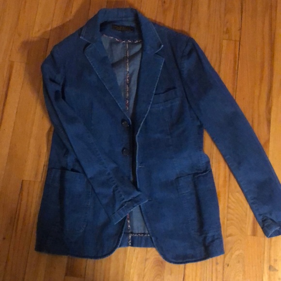 Freeman’s Sporting Club denim blazer - Picture 2 of 5